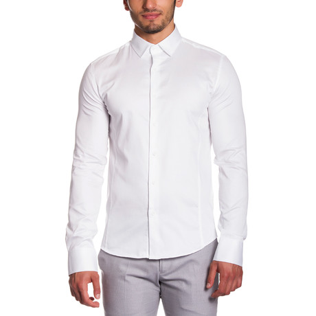 Button-Down Shirt // White (S)