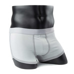 Boxer Brief // Silver Grey + Purple // Pack of 2 (S)