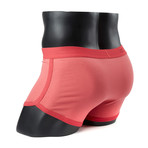 Kim Denzler // Boxer Brief // Red Coral + Carbonite Grey // Pack of 2 (S)