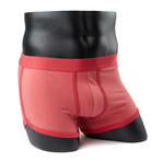Kim Denzler // Boxer Brief // Red Coral + Carbonite Grey // Pack of 2 (S)