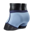 Kim Denzler // Boxer Brief // Blue Dove + Racer Green // Pack of 2 (L)