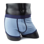 Kim Denzler // Boxer Brief // Blue Dove + Racer Green // Pack of 2 (L)