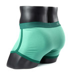 Kim Denzler // Boxer Brief // Blue Dove + Racer Green // Pack of 2 (L)