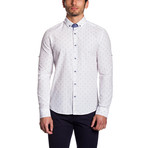 Button-Down Shirt // White + Black (2XL)