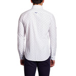 Button-Down Shirt // White + Black (2XL)