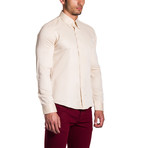 Button-Down Shirt // Light Gold (L)