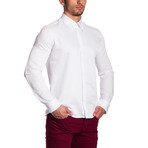 Button-Down Shirt // Smooth White (2XL)