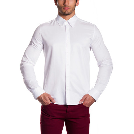 Button-Down Shirt // Smooth White (S)