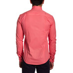 Button-Down Shirt // Salmon Pintucks (S)