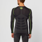 Specimen Fitness // Kinetic Suit Top // Grey + Neon Green (2XL)