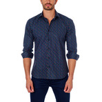 Garden Party Button-Down Shirt // Black (S)