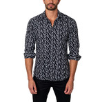 Pandas Button-Down Shirt // Black (S)