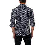 Pandas Button-Down Shirt // Black (S)