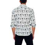 Jared Lang // Mountain Man Button-Down Shirt // White (2XL)