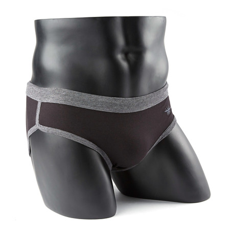 Dior Brief // Black + Grey Trim (XS)