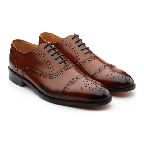 Toecap Brogue Oxford // Medium Brown (US: 7)