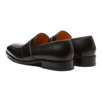 Store Moustache // Saddle Strap Penny Loafer // Black (US: 8)