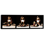 Muhammad Ali Vs. Sonny Liston // Muhammad Ali Enterprises (36"W x 12"H x 0.75"D)