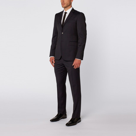 Single Breasted Suit // Black Woven (Euro: 56)
