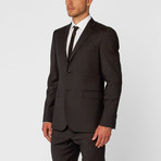 Single Breasted Suit // Charcoal Weave (Euro: 52)