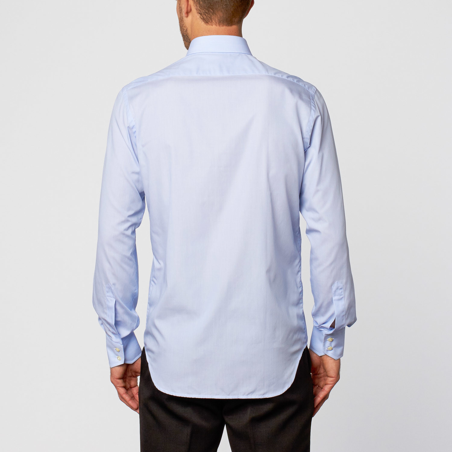 Pierre Balmain Shirts // Light Blue + Woven Stripe (39) - GiveTheLook ...