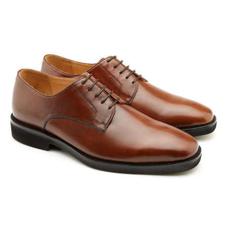 Louis Two Eyelets Lace-Up Derby // Aged Cognac (US: 8)