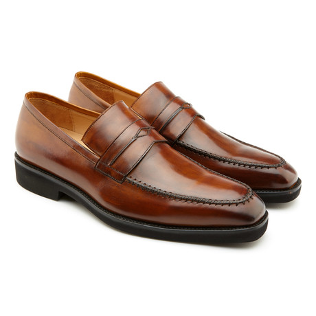 Monsieur Shoes // Winston Penny Loafer // Whiskey Patina (US: 8)