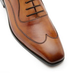 Gianni Wingtip Lace-Up Oxford // Brandy Patina (US: 11)