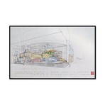 Hoffman Display Room for the Jaguar, Park Avenue // NYC, NY (20.25"L x 12.42"W x 2"D)