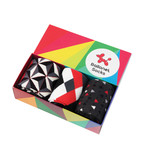 Chips Diamond Prism Gift Box // Pack of 3 // Grey (Size: 6-9)