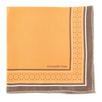Bernie Pocket Square // Orange