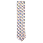 Eli Illusion Pattern Tie // Beige