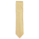 Pete Illusion Pattern Tie // Yellow