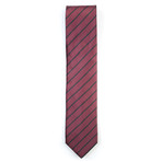Alonso Stripe Tie // Red
