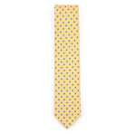 Darcy Floral Dot Tie // Yellow