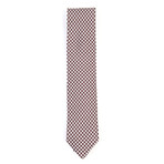 Leon Houndstooth Tie // Brown