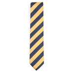 Cedric Wide Stripe Tie // Yellow