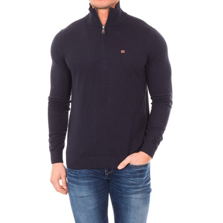 Casual Collar Sweater // Marine (S)