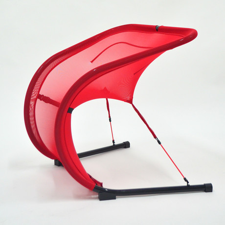 Suzak Chair // Black Frame // Red Cover