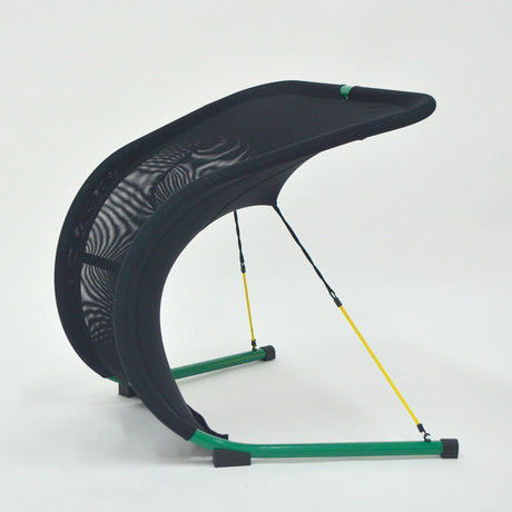 Suzak Chair // Green Frame // Black Cover