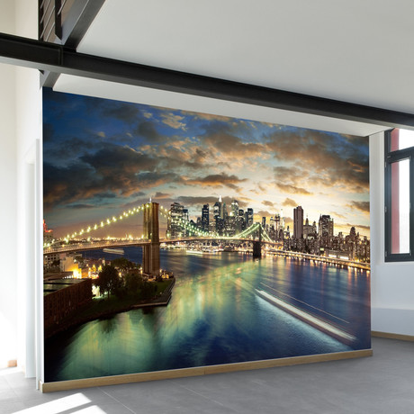 NYC On The Hudson (4 Panels // 93" Width)