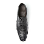 Ocean Drive Croc Dress Shoe // Black (Euro: 43)
