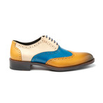 Dealer Dress Shoe // Brown + Blue (Euro: 47)