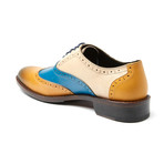 Dealer Dress Shoe // Brown + Blue (Euro: 47)