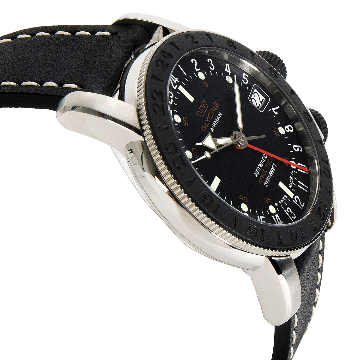 Orologio Airman The Chief GMT Con Vetro Zaffiro – Garanzia 2 Anni