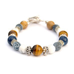 Blue Multi Colored Bracelet (Length: 7”)