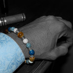 Blue Multi Colored Bracelet (Length: 7”)