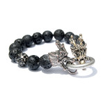 Silver Dragon Bracelet (Length: 7”)