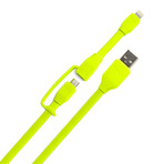 FLYP-DUO Reversible USB Charge + Sync Cable (Black)