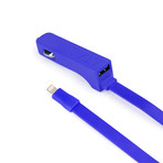 RIBBN Car Charger // Blue (Micro USB)
